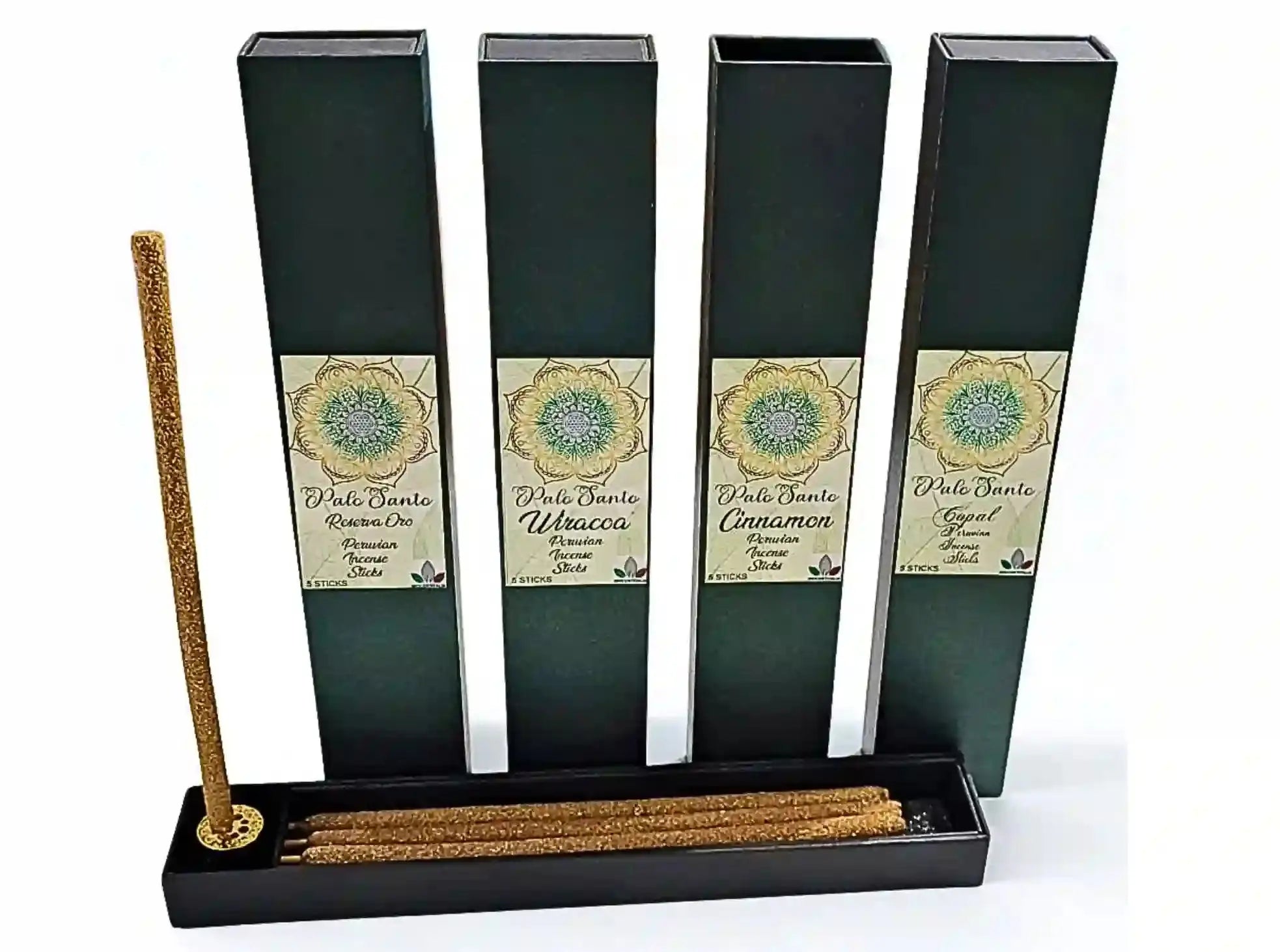 Sensmar Palo Santo Incense Sticks with Wiracoa | Handcrafted in Peru | Natural Aromatic Incense